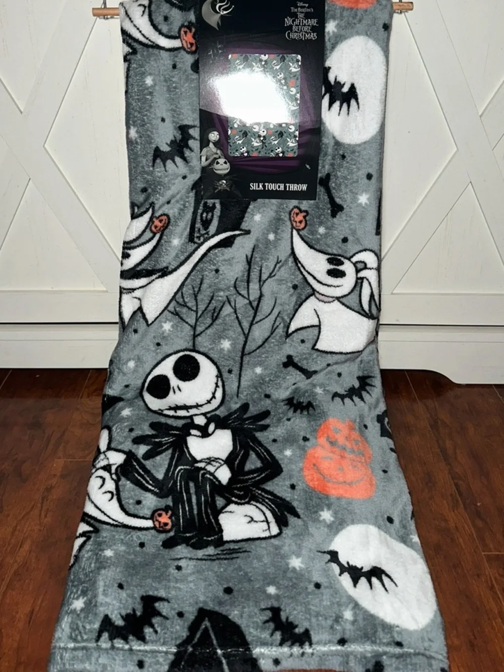 The Nightmare Before Christmas Halloween Silk Touch Throw Blanket